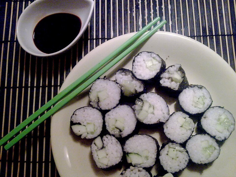 Kappa Maki cucumber rolls